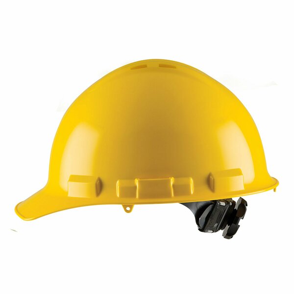 Cordova Duo Safety, Ratchet 4-Point Cap-Style Vented Hard Hat - Yellow H24R2V